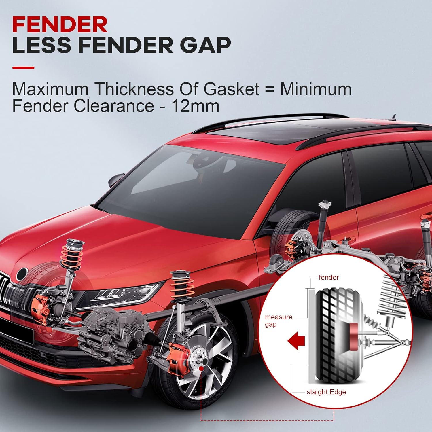 cciyu 1.5 inch Wheel Spacers 5x4.5 82.5mm Bore with 12x1.5 Lug Nuts Adapters for Sorento for Genesis for MX-6-2PCS