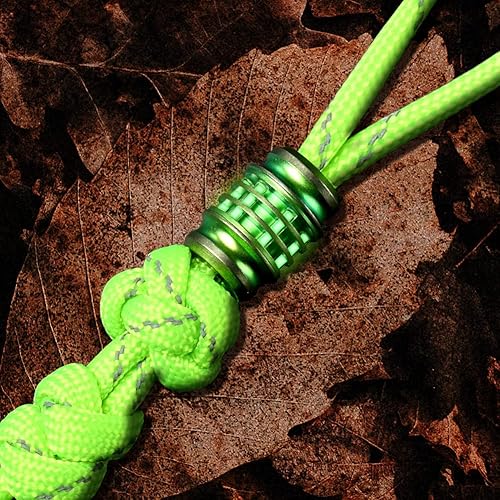 Miniatura 8 de Cordones de cuerda de paracaídas de cuentas de titanio Glow 550 cuentas de Paracord  Barra luminosa en la oscuridad Cordón Cuenta con 6 tubos