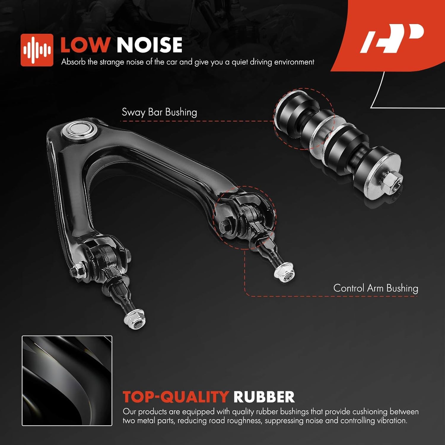 A-Premium 12Pcs Front Suspension Kit, Upper Control Arm, Lower Ball Joint, Sway Bar Link, Inner & Outer Tie Rod End, Rack and Pinion Boot, Compatible with Honda Accord 1990 1991 1992 1993