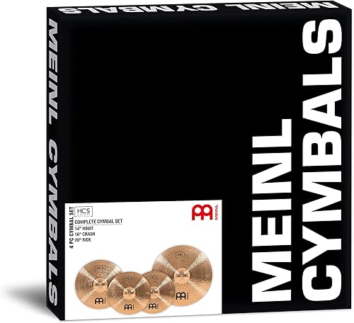 Miniatura 3 de Meinl Cymbals Paquete de variedad de platillo, bronce (HCSB141620)