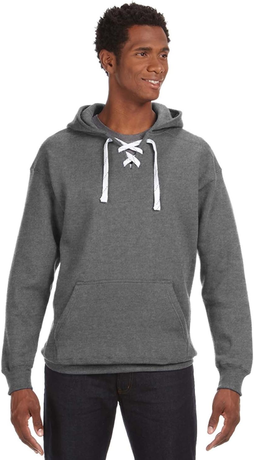 J. America NCAA Mens Sports lace up hoodie sweatshirt