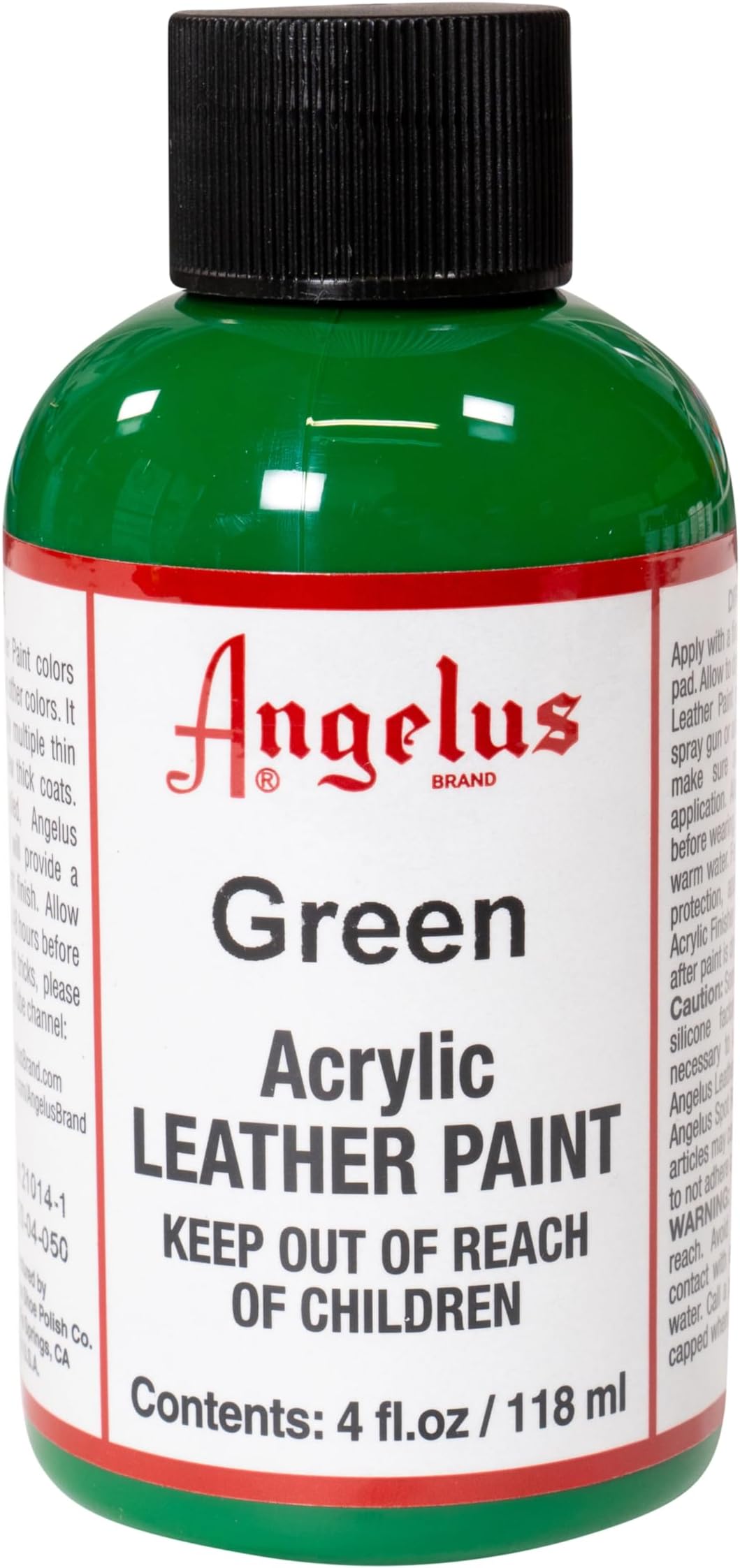 Angelus Acrylic Leather Paint, 4 Fl Oz (Pack of 1), Green