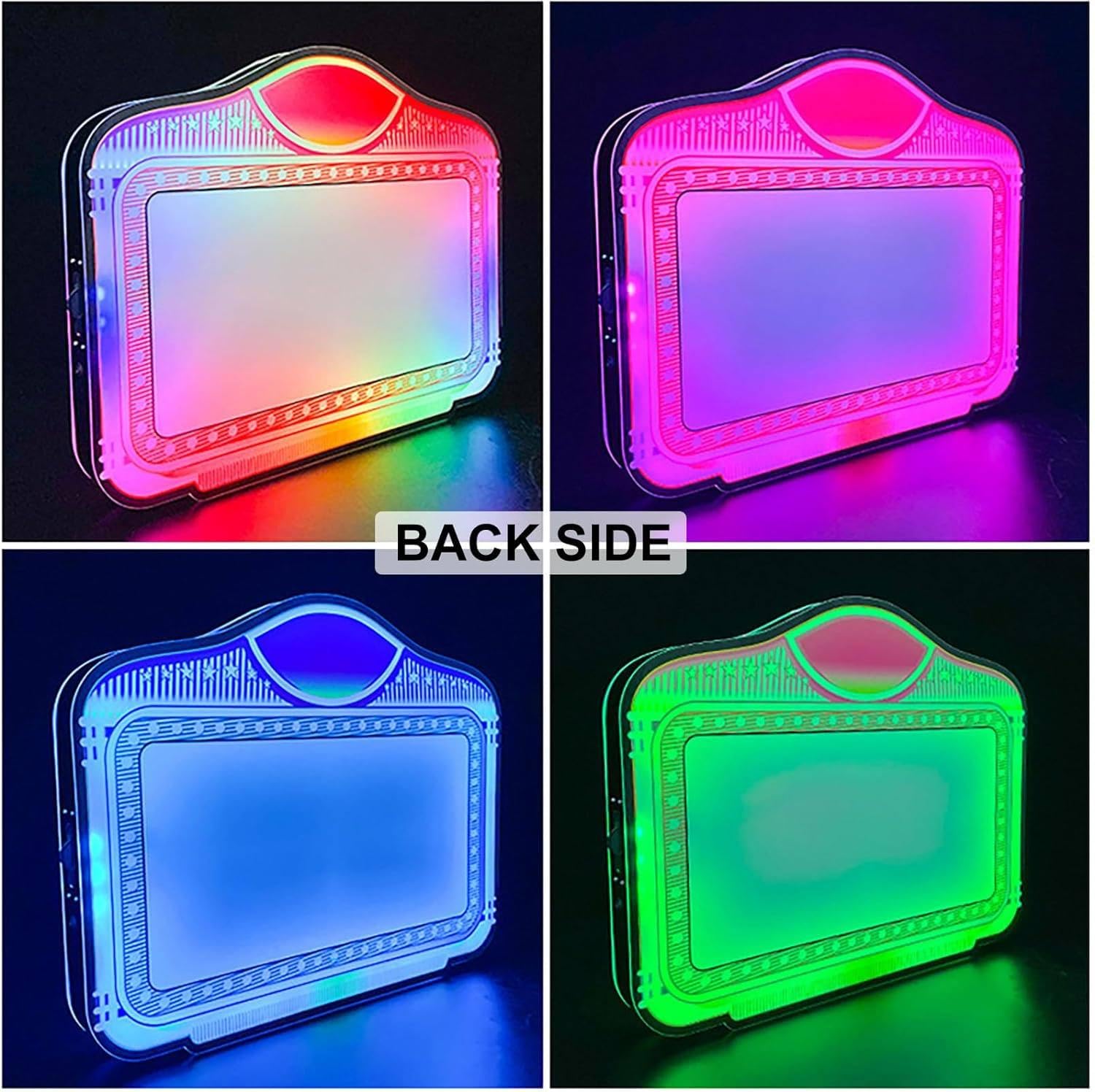 Presentador de botellas con letras LED para discotecas letrero VIP para servicio de botellas cambio con 4 juegos de letras 2 juegos de números(Color1)
