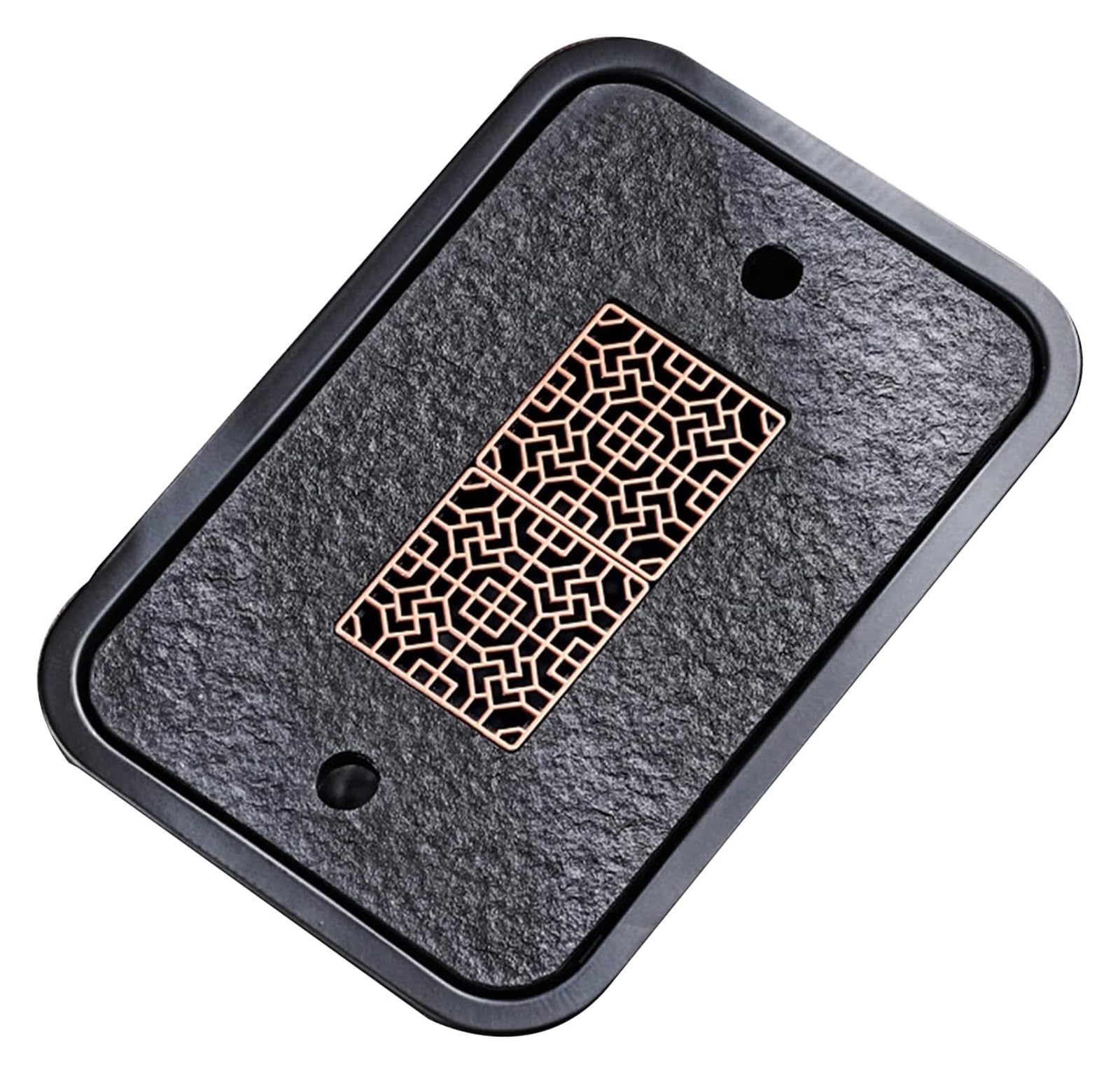 GTHTUHFD Kung Fu Tea Tray, Kung Fu Small Tea Tray Chinese Gongfu Table Box, Traditional Style Serving With Reservoir,A-31.5 * 21.5 * 6cm