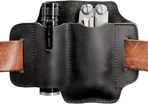 leather edc belt organizer