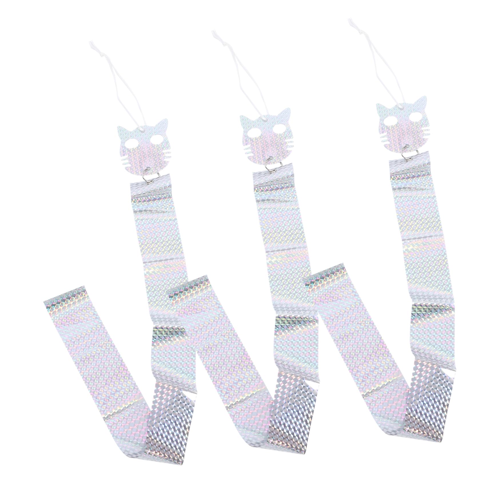 ifundom 4 Set Cintura Repellente per Uccelli Gufo Nastro Repellente per Uccelli da Esterno Nastro Riflettente Grackles Nastro Repellente per Uccelli Nastro Riflettente 3 Pezzi*4