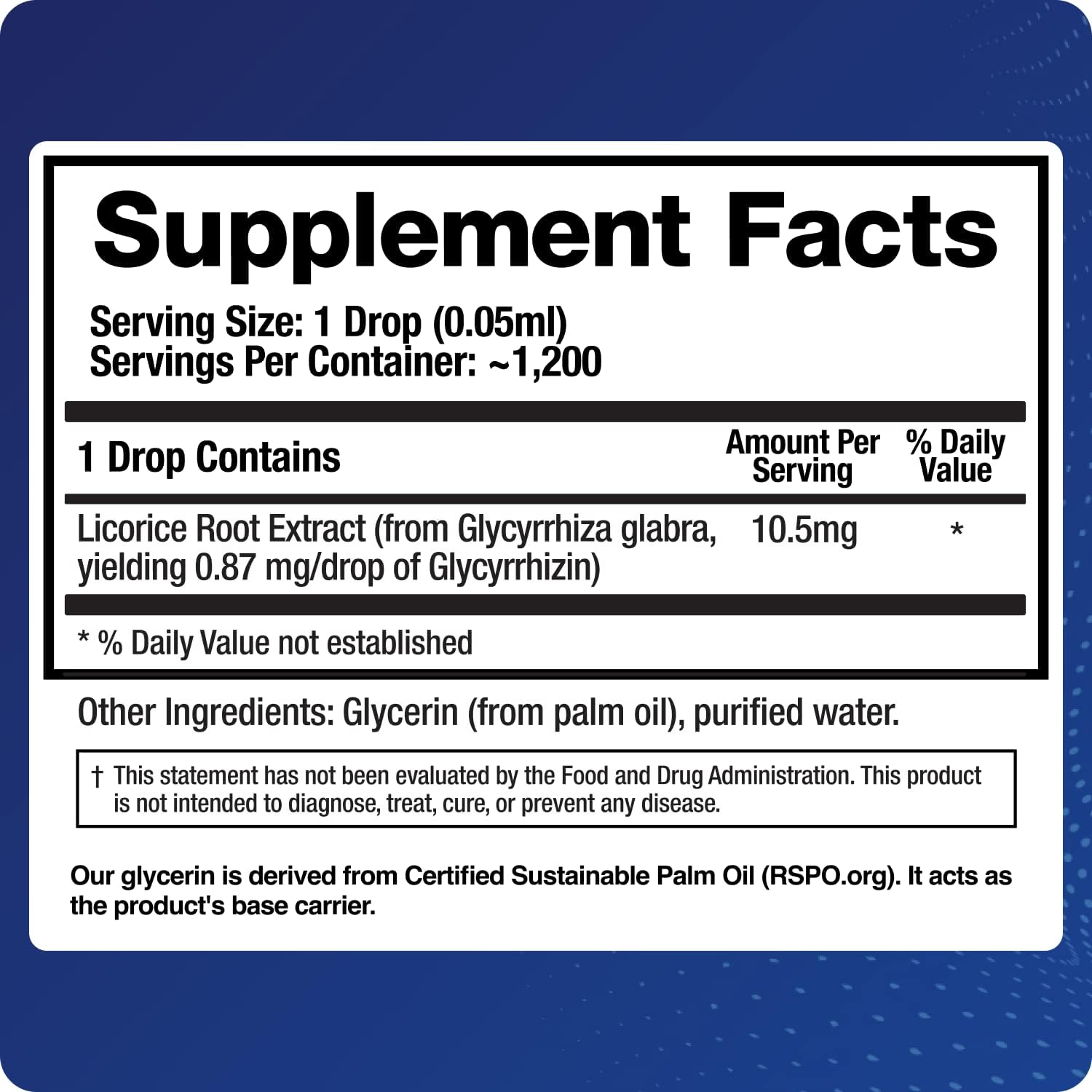 BioMatrix Licorice Root Extract (1200 Drops 2 fl. oz) More Active Ingredient Than Competing Brands (0.87 mg Glycyrrhizin per Drop), Less Doses Needed, Concentrated, Raise Cortisol, Energy