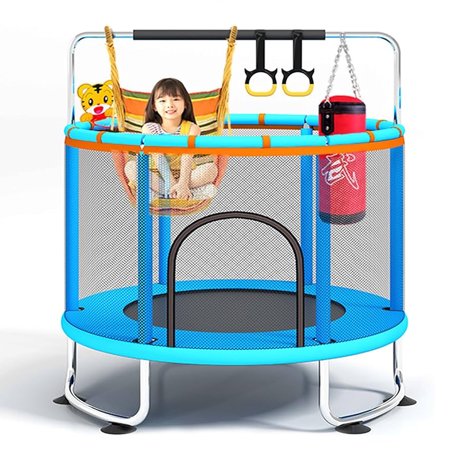 トランポリン子供用 ベビーサークルスプリング式静音大型室内 スポーツ遊具おもちゃ Amazon | OSLEEP トランポリン 子供用 安全ネット付き