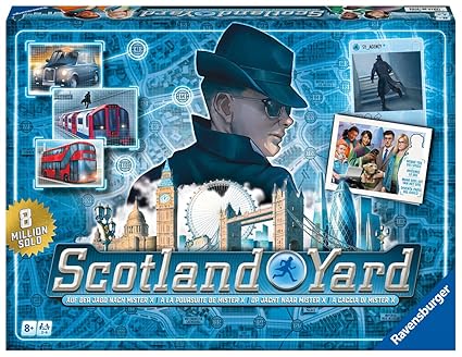 Ravensburger Scotland Yard 27515 - Juego de Mesa para niños y Adultos, Juego del año, para 2-6 Jugadores
