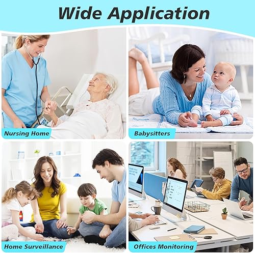 Miniatura 4 de Cámara de reloj despertador 1080P con visión nocturna y grabación activada por movimiento, grabadora de actividad interior con pantalla de reloj