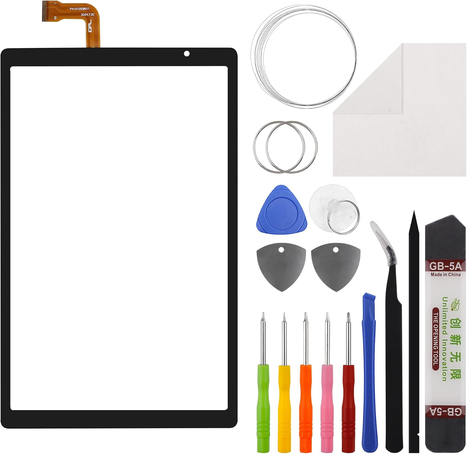 Duotipa Front Glass Touch Panel Digitizer Replacement for AOCWEI X500 45Pin 10.1" Tablet with Repair Tools Kit,No LCD Screen
