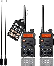 BAOFENG UV-5R Ham Radio Handheld Walkie Talkie Long Range USB-C Battery (2 Pack)