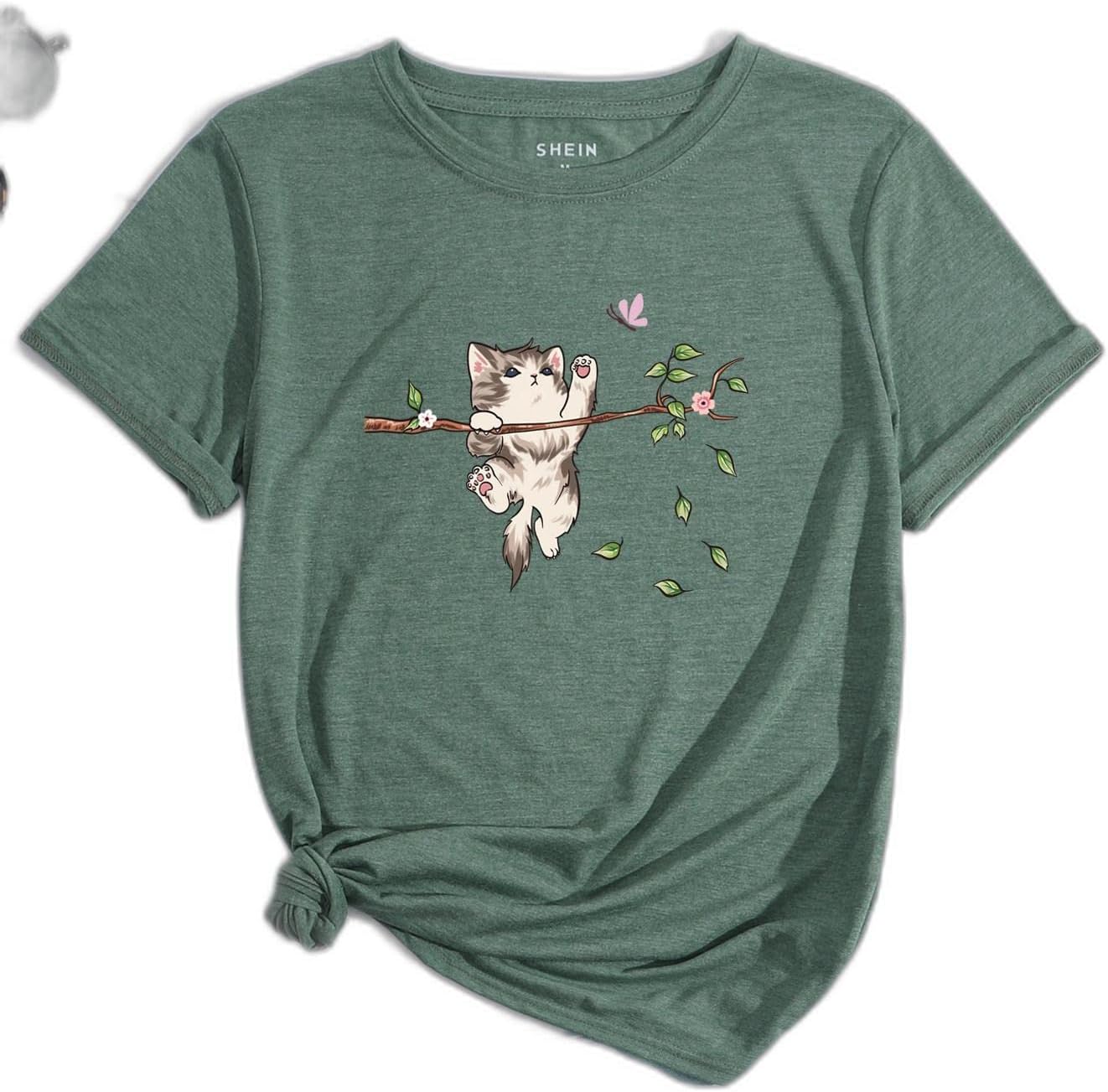GenericSheIn Unity Cartoon Graphic Tee