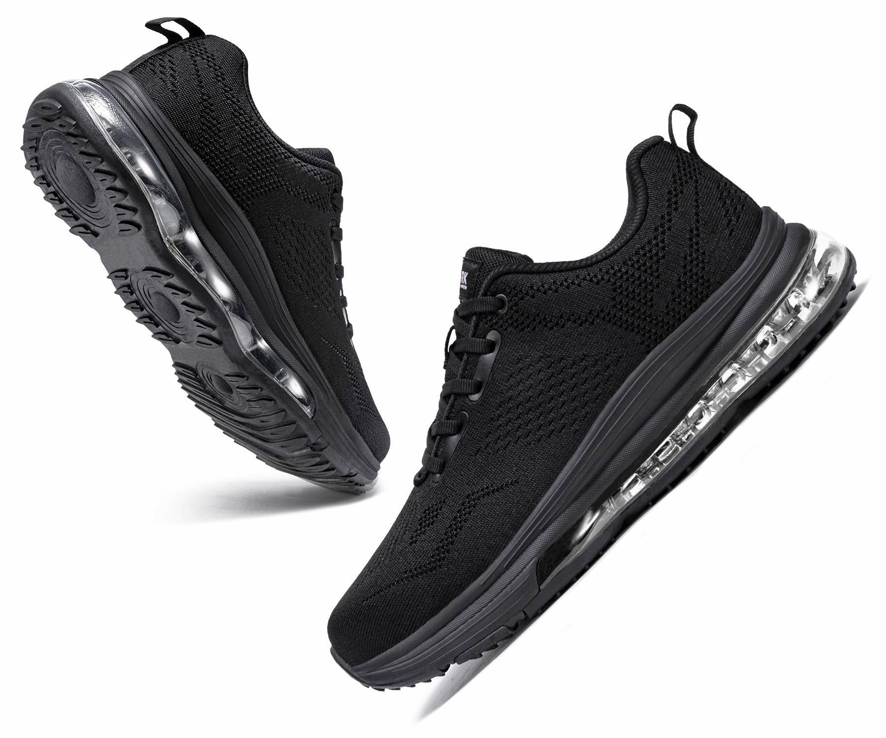 LARNMERN Zapatillas de seguridad antideslizantes con puntera de acero para hombre, ligeras, cómodas, transpirables, para correr
