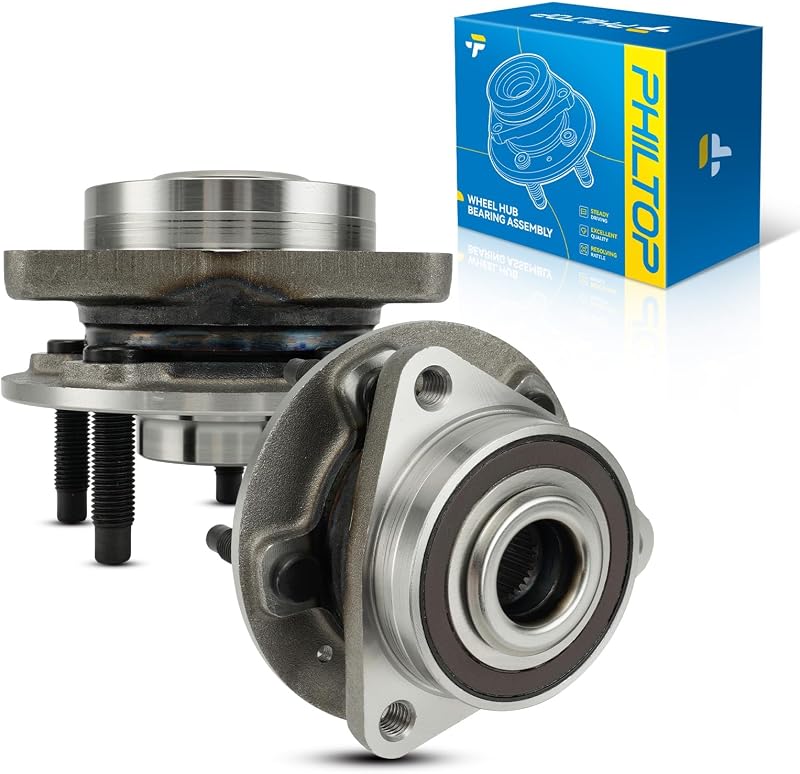 Conjunto de cubo e rolamento de roda dianteira PHILTOP para Chevrolet Cruze 2016–2019 – 2 unidades