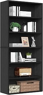 Sweetcrispy 6 Shelf Bookcase Open Display Bookshelf Storage Organizer