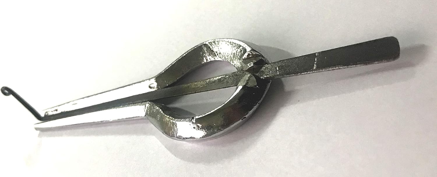 Chrome plated Morchang, Jawharp, Tuned in""G"" Note, mukhchang, jewsharp.