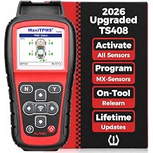 Autel TS408 TPMS Programming Tool, Tire Pressure Sensor Replacement Scanner