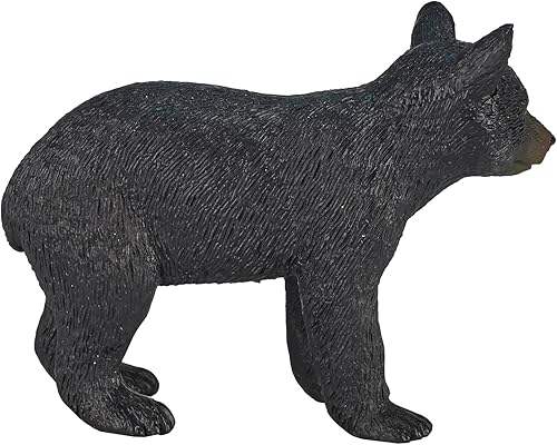 Miniatura 3 de MOJO Black Bear Cub Realista Internacional Wildlife Toy Replica Figura pintada a mano (Modelo 387287)