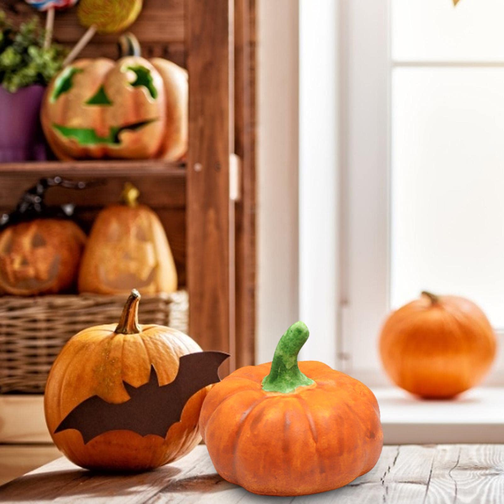 Ensemble De Moules En Résine De Citrouille,5 Pièces Halloween Moules En