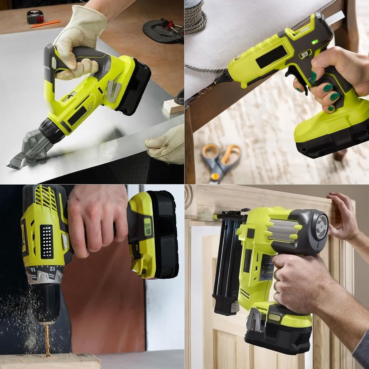 VANTTECH 2Packs 5.5Ah 18V P108 Battery Replacement for Ryobi 18V Lithium_ion Battery P104 P105 P107 P108 P507 BPL-1815 BPL-1820G BPL18151 BPL1820 Power Tools