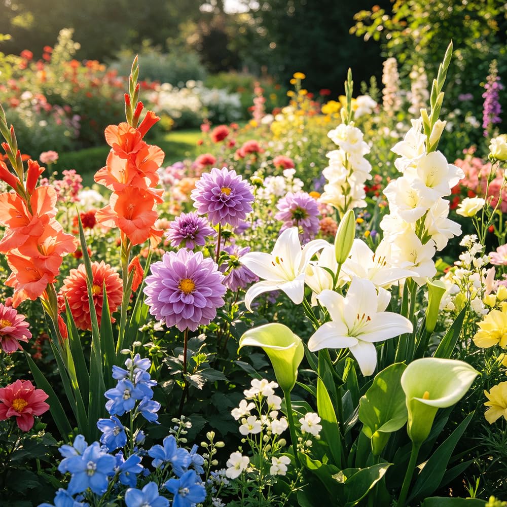 15zwiebeln x blumenRhizom Mehrfarbig balkongarten Gartenbepflanzung