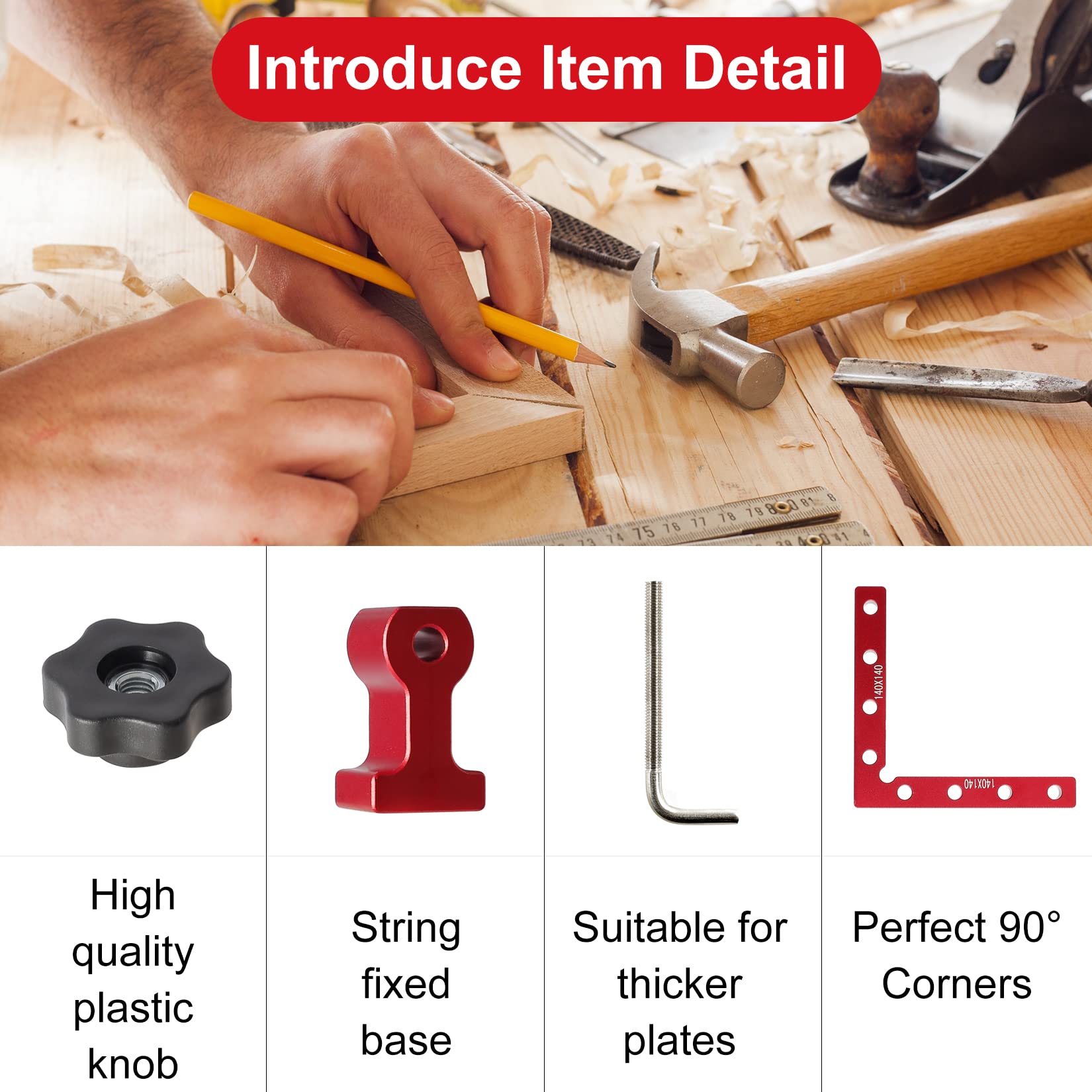Snapklik.com : Nefish 90 Degree Corner Clamps For Woodworking, Right ...