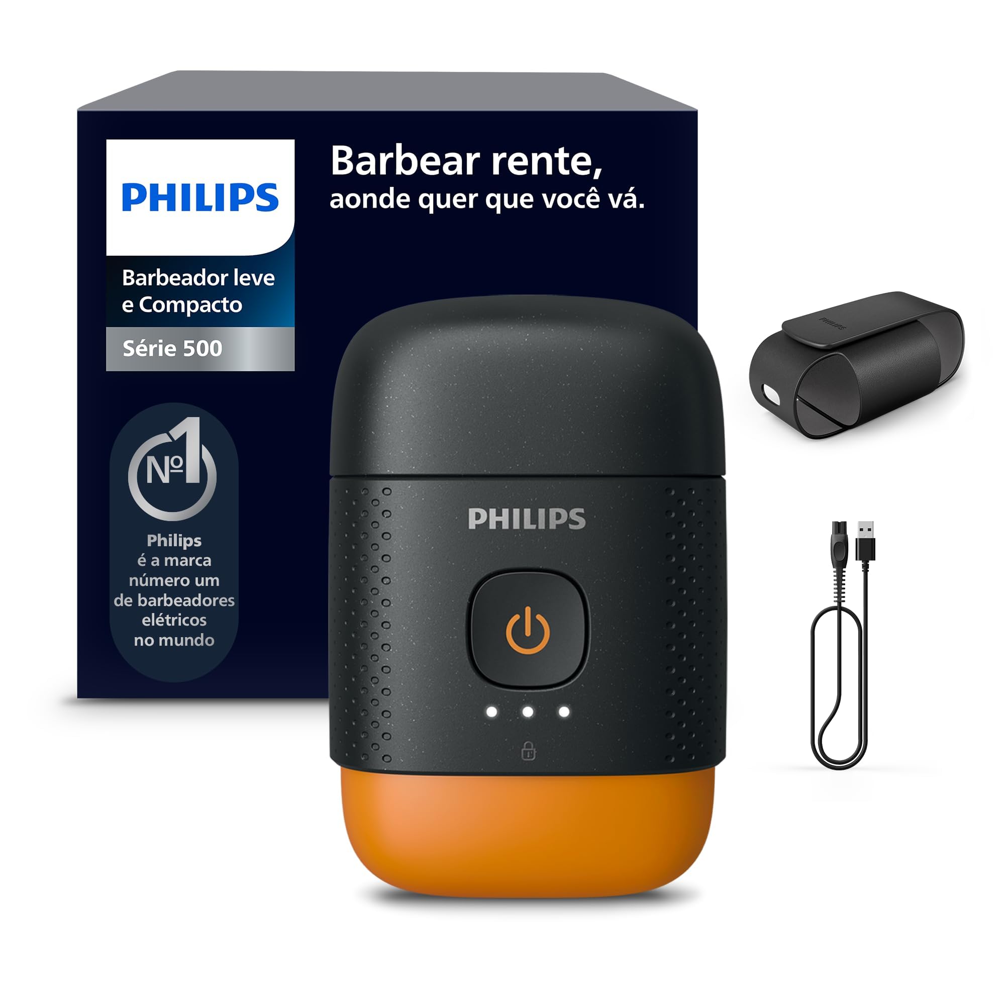 Philips Shaver 500 Series, Electric Compact Travel Shaver