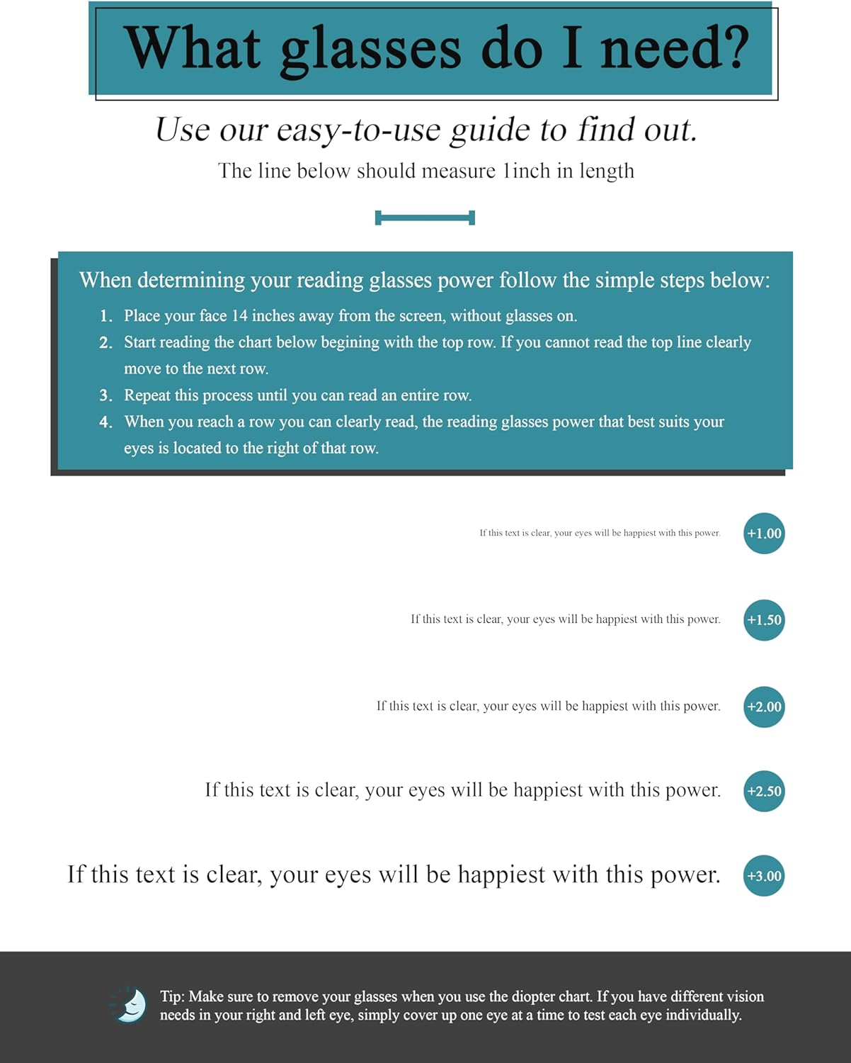 Reading Glasses 1.0x, 1.5x, 2.0x, 2.5x, 3.0x Computer Clear to Help You Sleep, Stop Eye Strain + See Better - Image 2