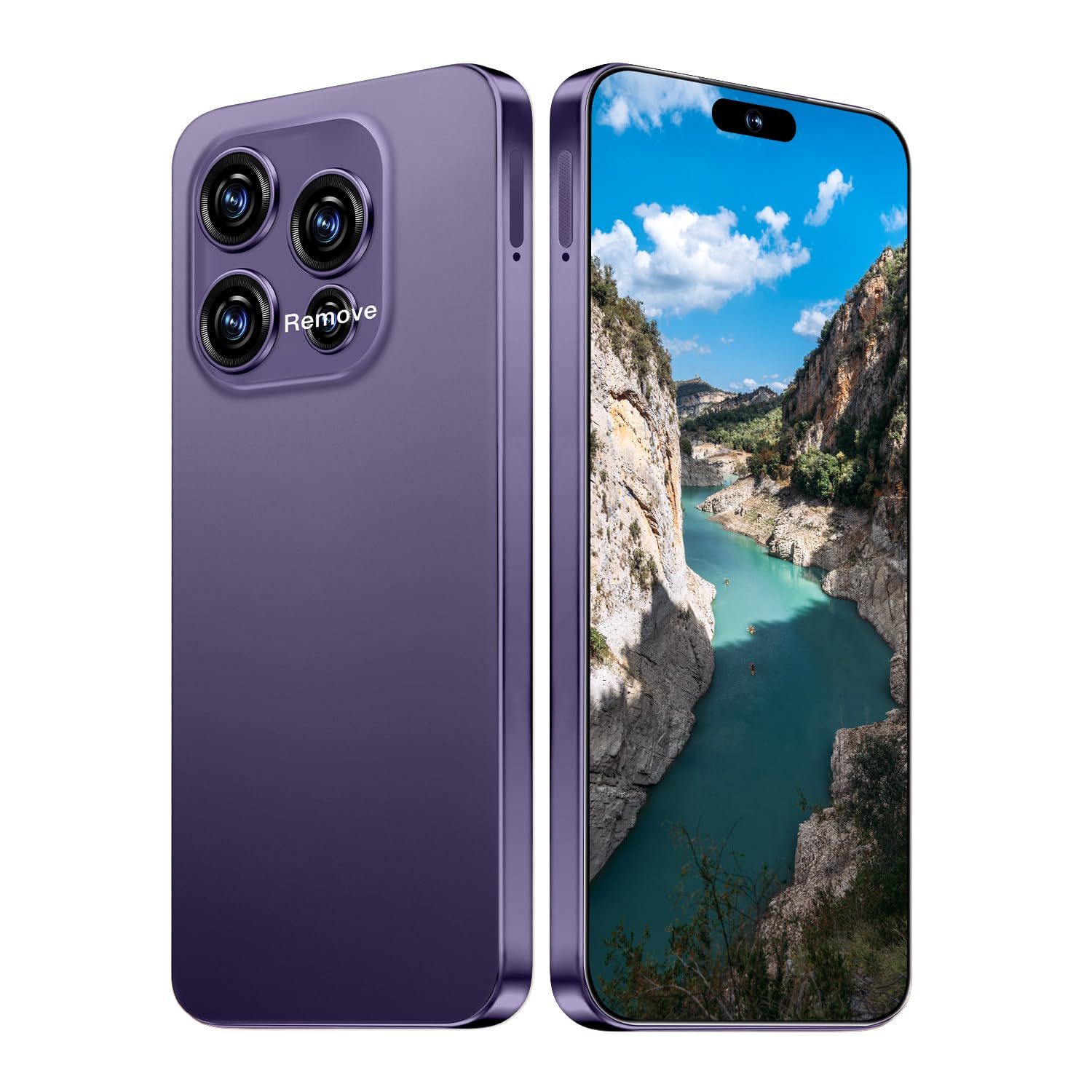 16PM Unlocked Phone,6.99" HD Screen The Phone,8+256GB with 128GB Memory Card Cell Phone, Android 13.0,108MP & 68 Camera,Photo Shortcut button/5G/Face ID/Fingerprint Lock (Gray) — view 11