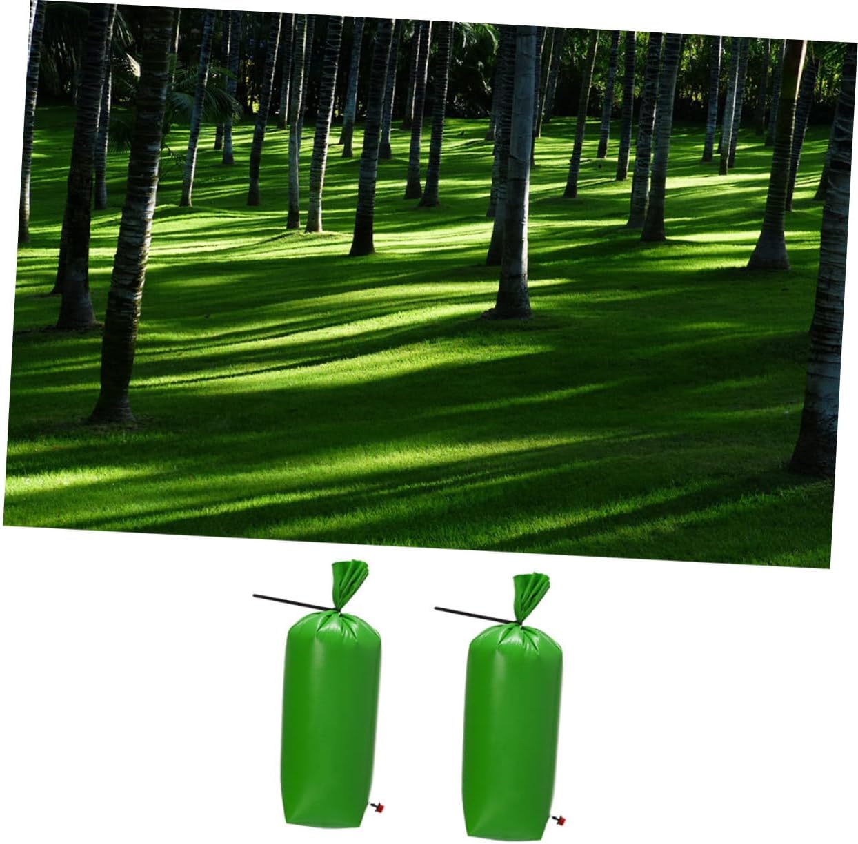 2pcs Slow Release Drip Irrigation Bag for Trees and Shrubs Water-Saving Watering for Gardens Made from Design for Optimal Soil Moisture