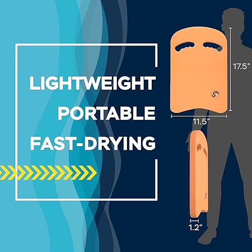 Miniatura 38 de Sunlite Sports Tabla de natación - Talla única - Una gran ayuda de entrenamiento para niños y adultos 9.2) Junior Red