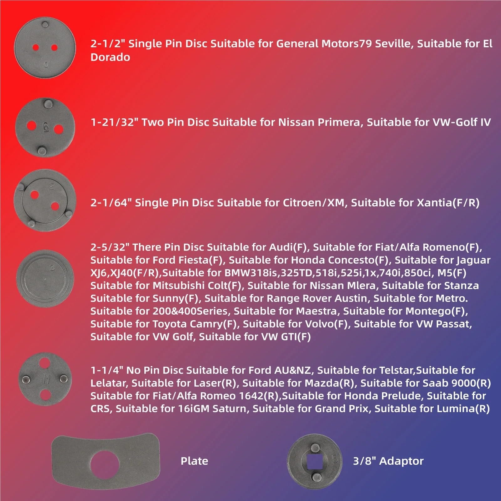 alicates de resorte de freno Kit De Herramientas De Rebobinado De Pistón De Pinza De Freno De 12 Piezas, Ajuste Del Cilindro Del Freno De Disco, Herramienta De Pistón De Pinza piston calibre freno