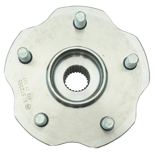 Miniatura 187 de TRQ Juego de 2 rodamientos de rueda delantera y conjunto de cubo compatible con Ford Mustang 2005-2007 2005-2014