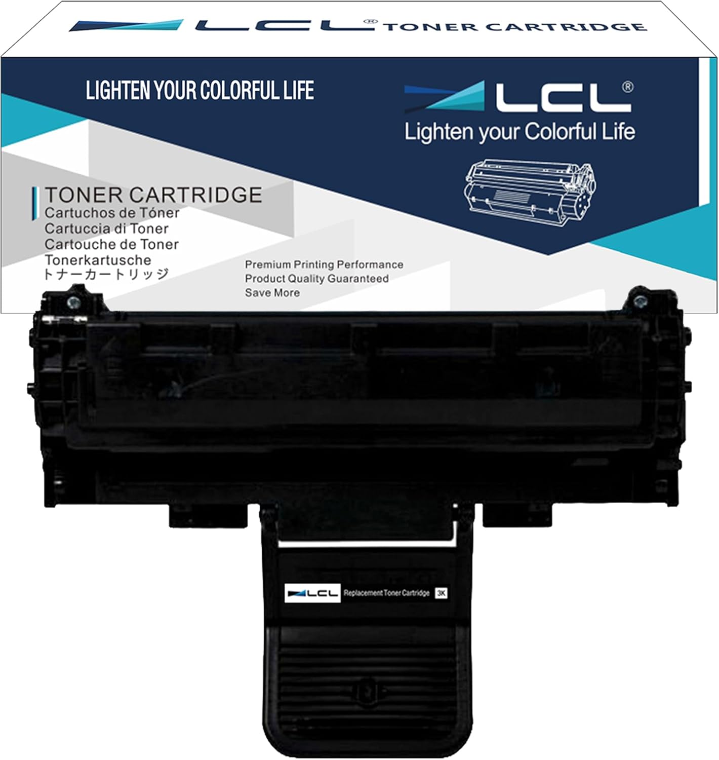 LCL D119S Black Toner Cartridge Replacement for Samsung ML-2010D3 MLT-D119S D119S for ML-1610 ML-1615 ML-1610D2 ML-1620 ML-2010 ML-2010D3 ML-2010P ML-2010R ML-2010PR ML-2510 ML-2570 Printer (1-Pack)