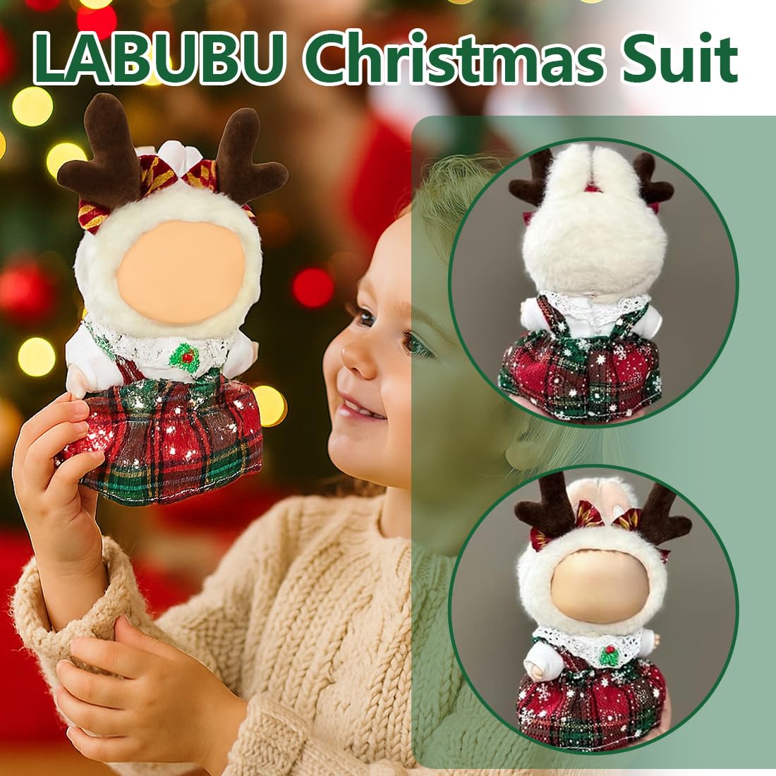 HAKU Vestiti per babole da 17 c, adatti per babole labubu da 17 c