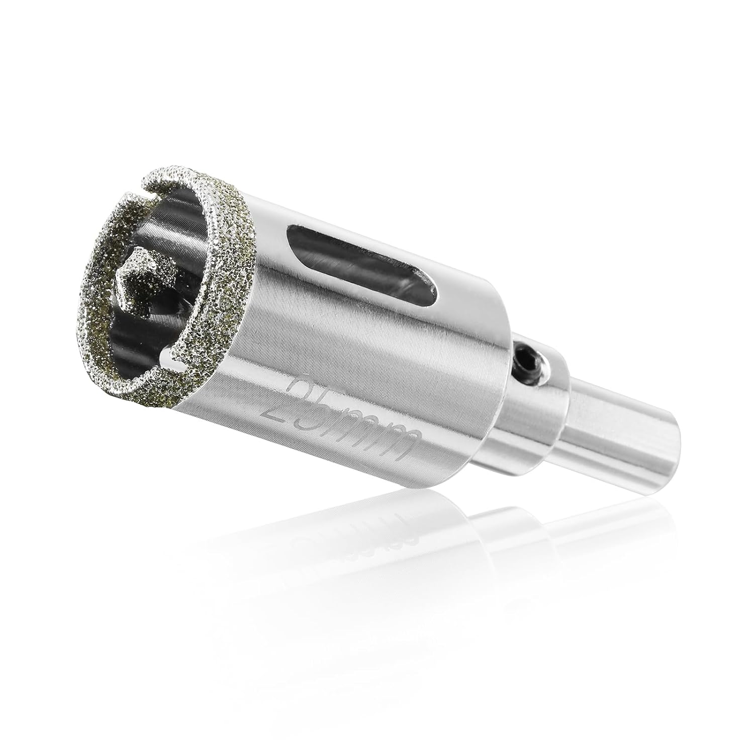 4-1/4" / 110mm Diamond Glass Tile Hole Saw with Center Drill Bit for Ceramic, Porcelain, Marble