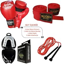 Training Set Blade Boks Eldiveni, Bandaj, Di lik ve Anahtarl k Seti, 8 oz, K rm z