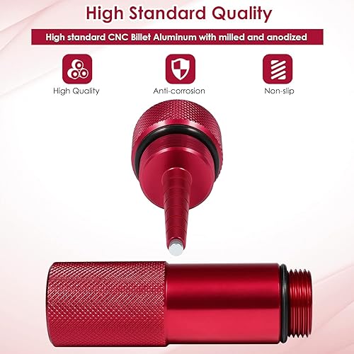 Miniatura 7 de Se adapta al generador Honda EU2200i, embudo de cambio de aceite sin desorden y kit completo de varilla magnética de aceite