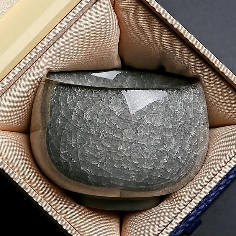 48 ~ 155 ml, chińskie ceramiczne filiżanki do herbaty, pudełko na prezent, czarna herbata z lodem, filiżanka do herbaty Jianzhan, kubek do herbaty Kung Fu, na herbatę, kawę, prezent