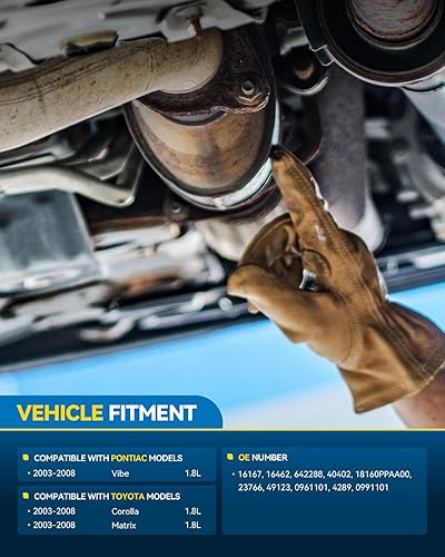 Vista 71 de PHILTOP Convertidor catalítico de alto flujo para Encore 1.4L 2013-2021, Cruze 1.4L 2011-2015, Cruze Limited 1.4L 2016, Sonic 1.4L 2012-2020, Trax