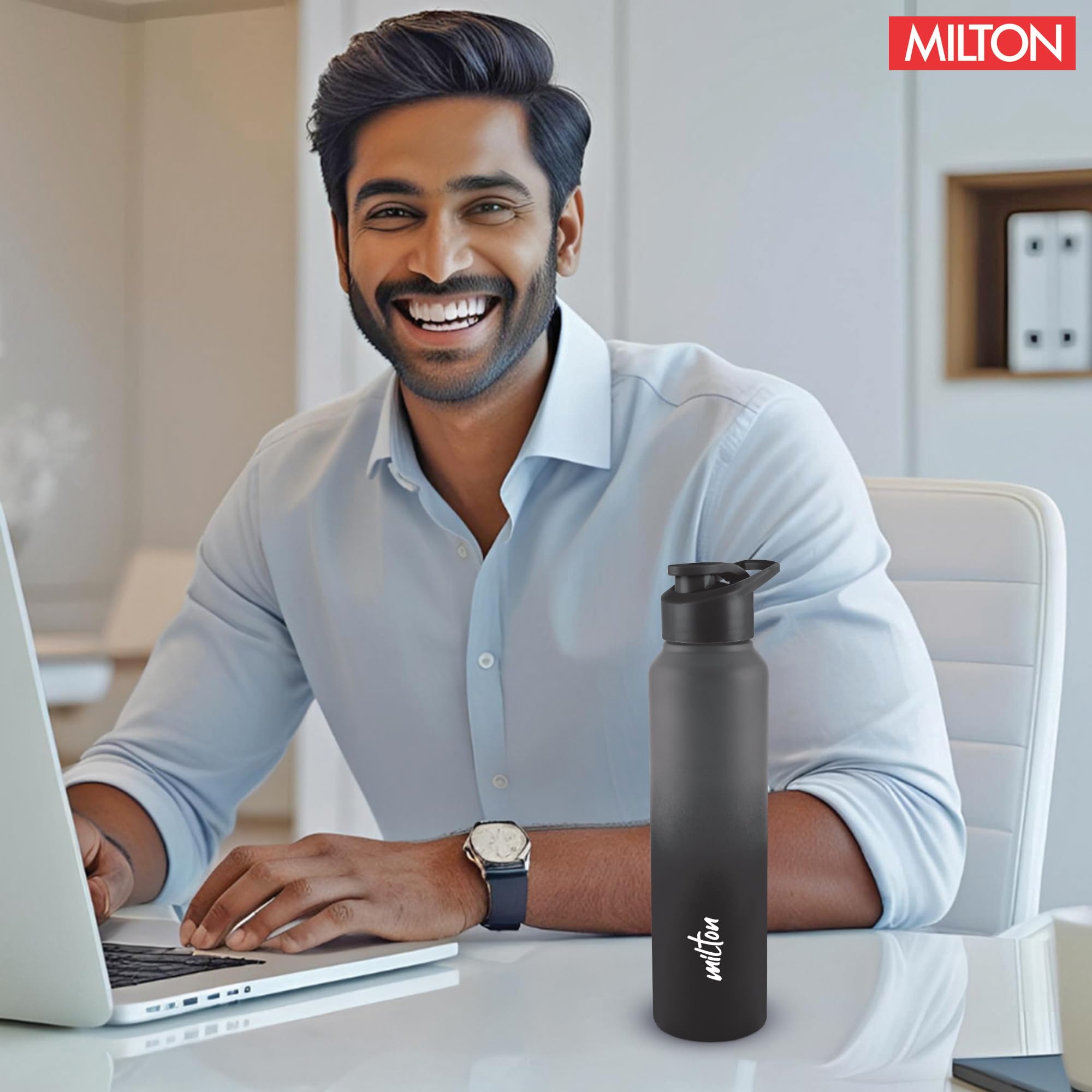 Milton Torino Stainless Steel Water Bottle - 980ml -8