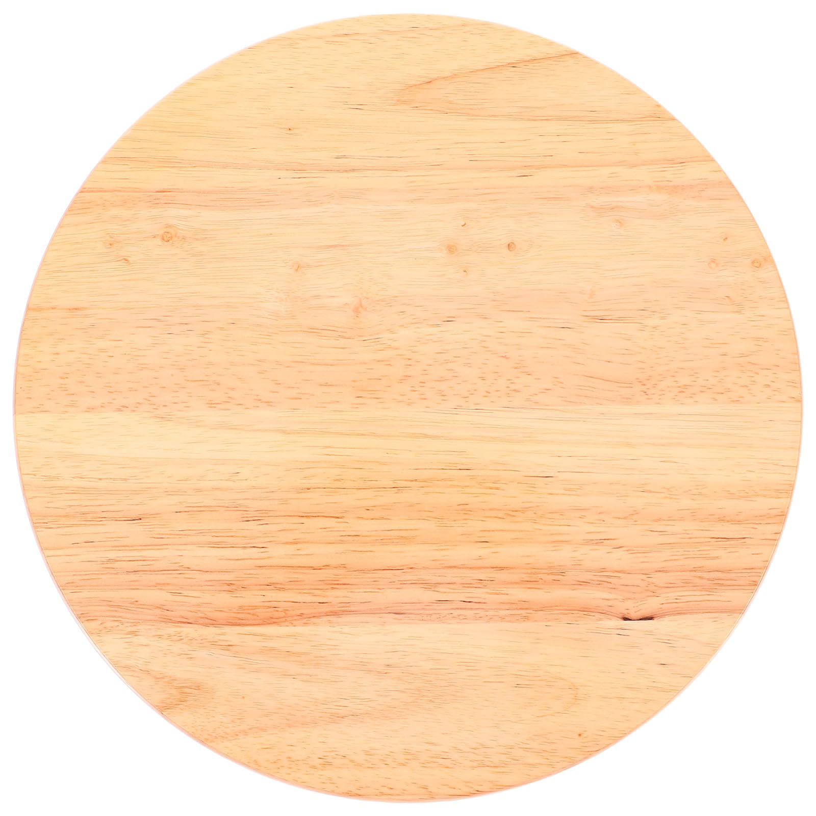Tabouret Rond en Bois Massif au Grain Élégant et Finition Premium