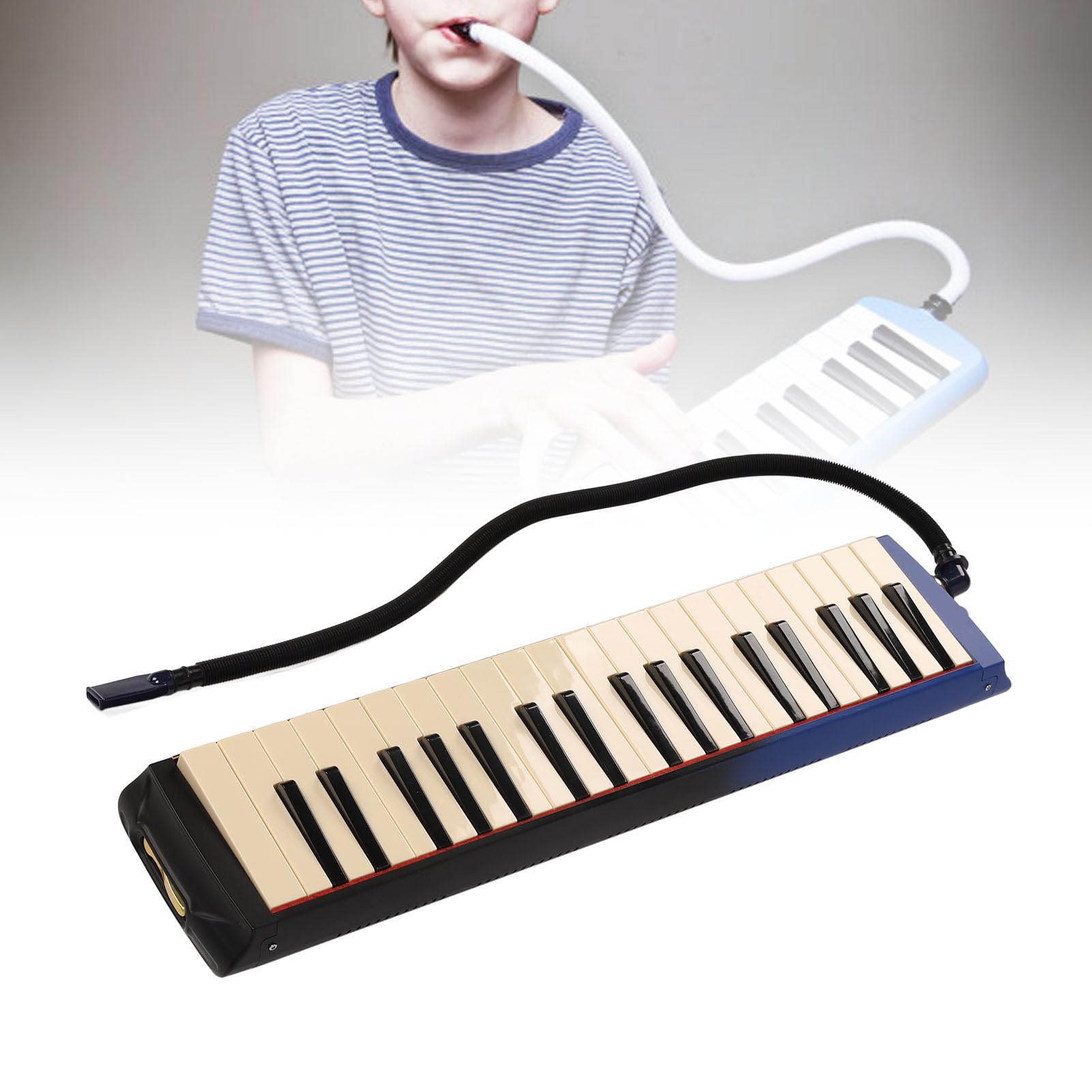 Strumento Melodica Professionale a 37 Tasti, Materiale ABS, Lezione di Musica, affidabilità di Lunga Durata per Principianti