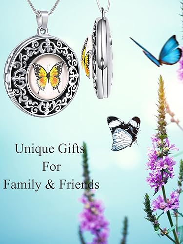 Miniatura 6 de Farfume Collar personalizado con 2 imágenes, hermoso colgante para mujereshombres