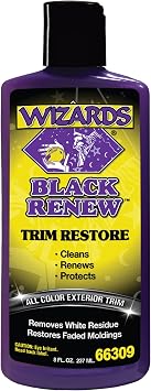 Wizards Black Renew Trim Restorer, All-Color Plastic and Rubber - 8 oz