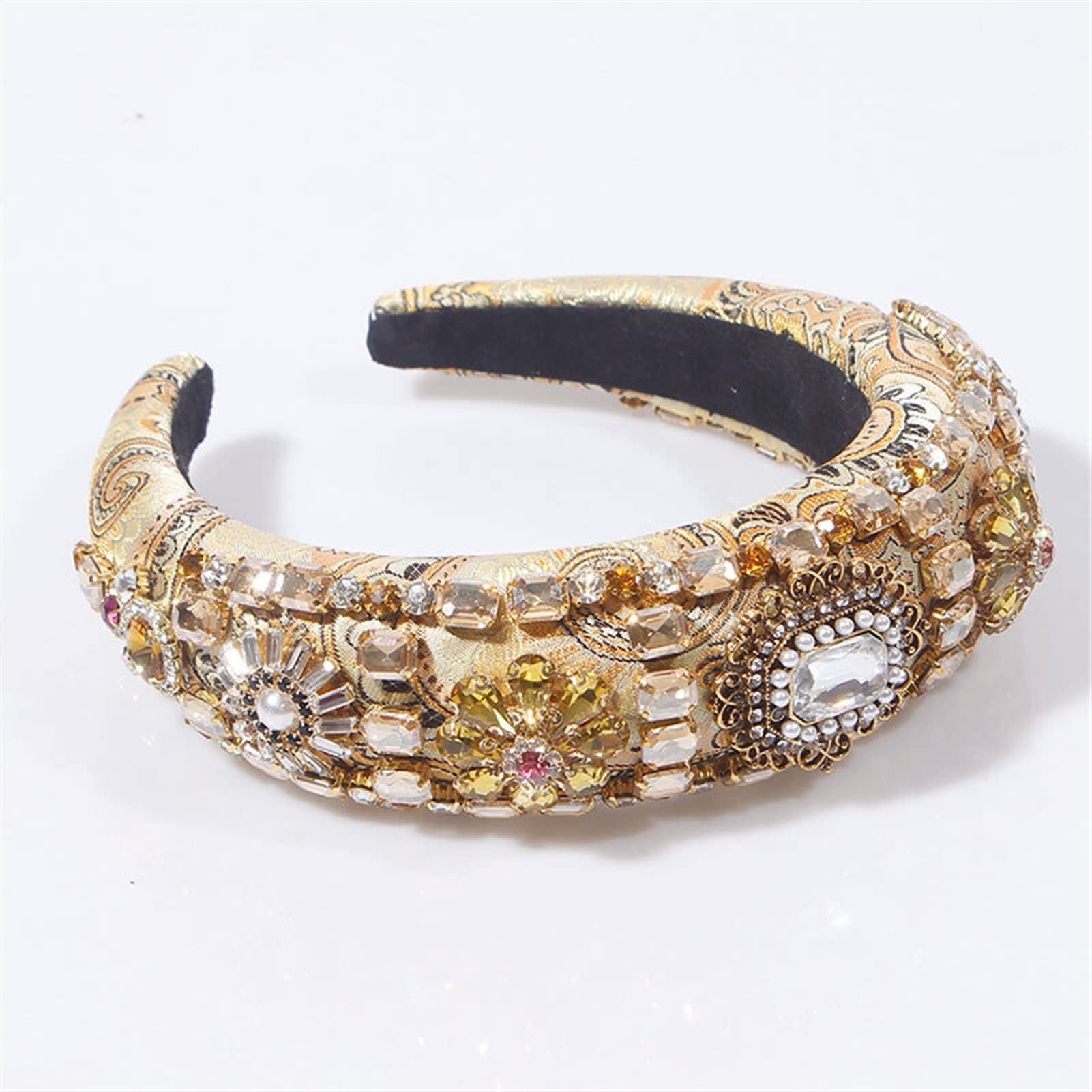 Amazon.com: XXXXW Luxury Crystal Hairband Padded Rhinestone