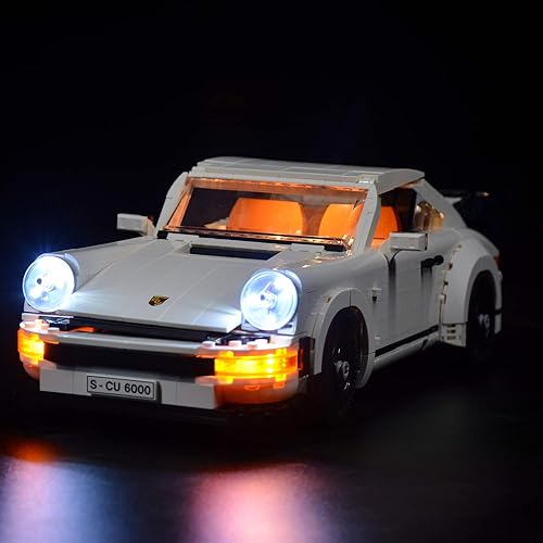 Miniatura 3 de Kyglaring Juego de iluminación LED para (kit de construcción Porsche 911) - Kit de luces compatible con el modelo de bloques de construcción Lego
