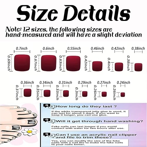Miniatura 5 de 24 uñas francesas a presión, uñas postizas cuadradas cortas, diseño cuadrado blanco, uñas artificiales brillantes, cobertura completa, suministros
