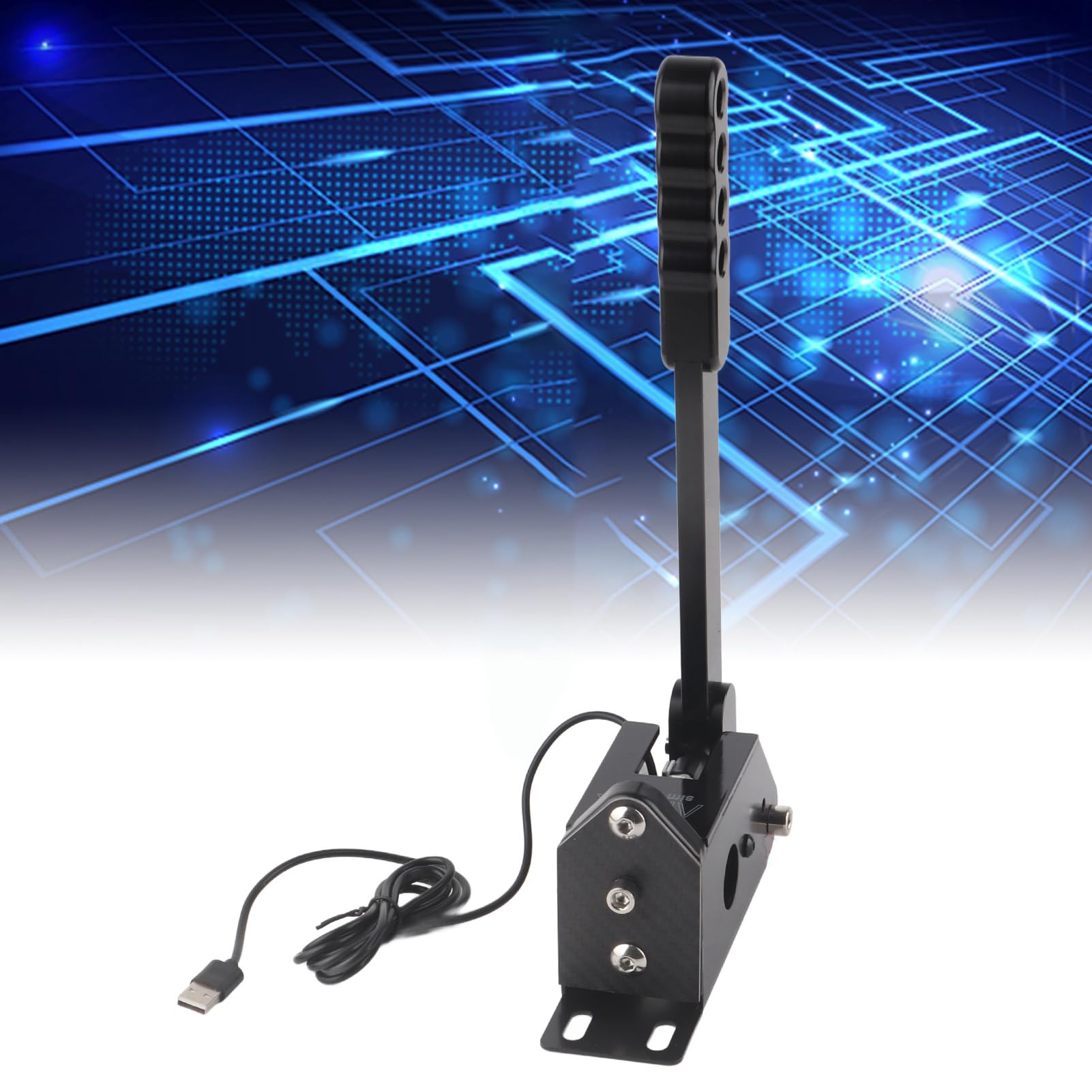 Taidda Controller di Gioco con Funzionamento Semplice del Freno a Mano USB in Lega di Alluminio Premium per gli Appassionati di Corse